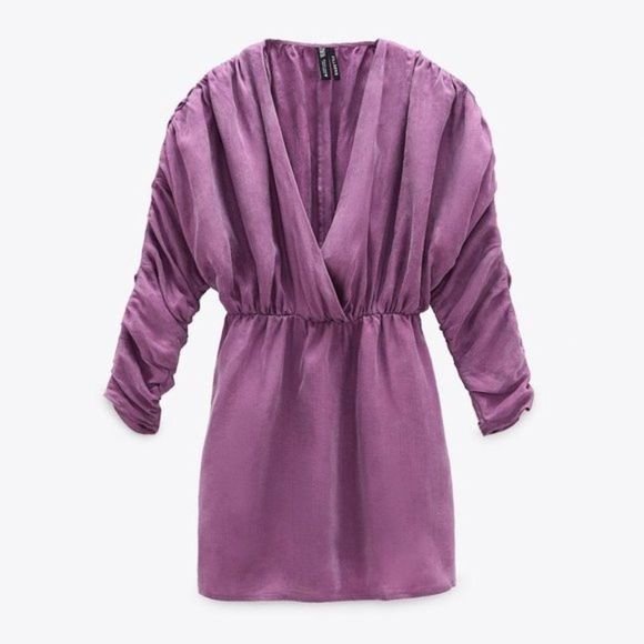 Zara Dresses & Skirts - *NWT* Zara Flowy Dress With Gathering